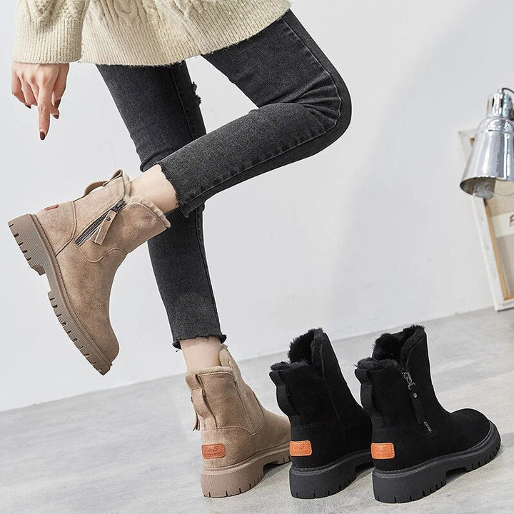 Drune | Stiefel für Damen mit Reißverschluss und Verzierungen