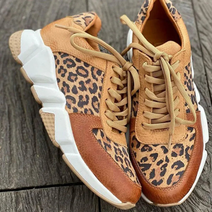 Drune - Ortopädische Leopardenschuhe mit extra Unterstützung