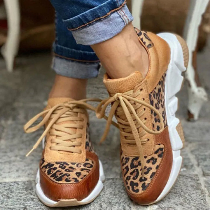 Drune - Ortopädische Leopardenschuhe mit extra Unterstützung