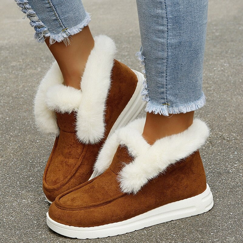 Drune | Bequeme flauschige Stiefel