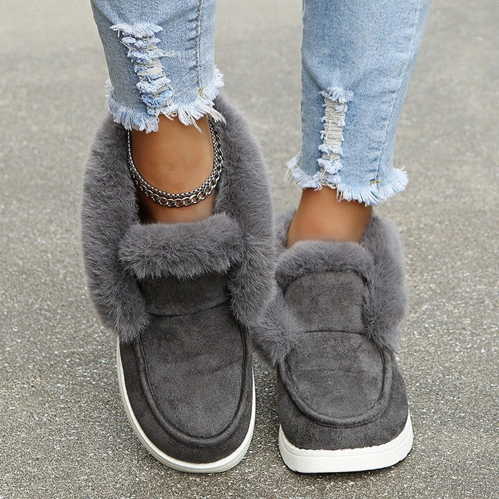 Drune | Bequeme flauschige Stiefel