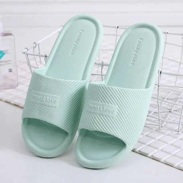 Drune – Rutschfeste Sommer-Flip-Flops für Damen: Bequeme Hausschuhe für den Innenbereich, wasserdichtes EVA-Material