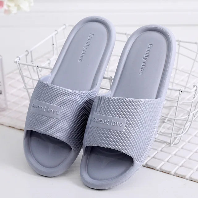 Drune – Rutschfeste Sommer-Flip-Flops für Damen: Bequeme Hausschuhe für den Innenbereich, wasserdichtes EVA-Material