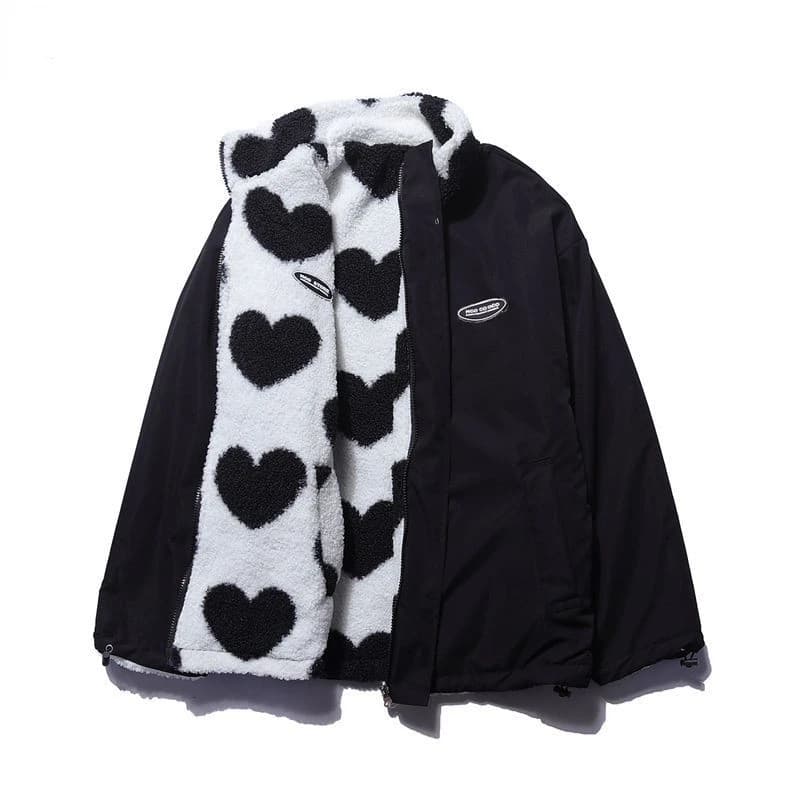 Drune | Herzgefütterte Wendejacke