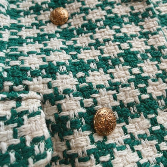 Drune | Mari & Olivia Karierter Tweed Blazer