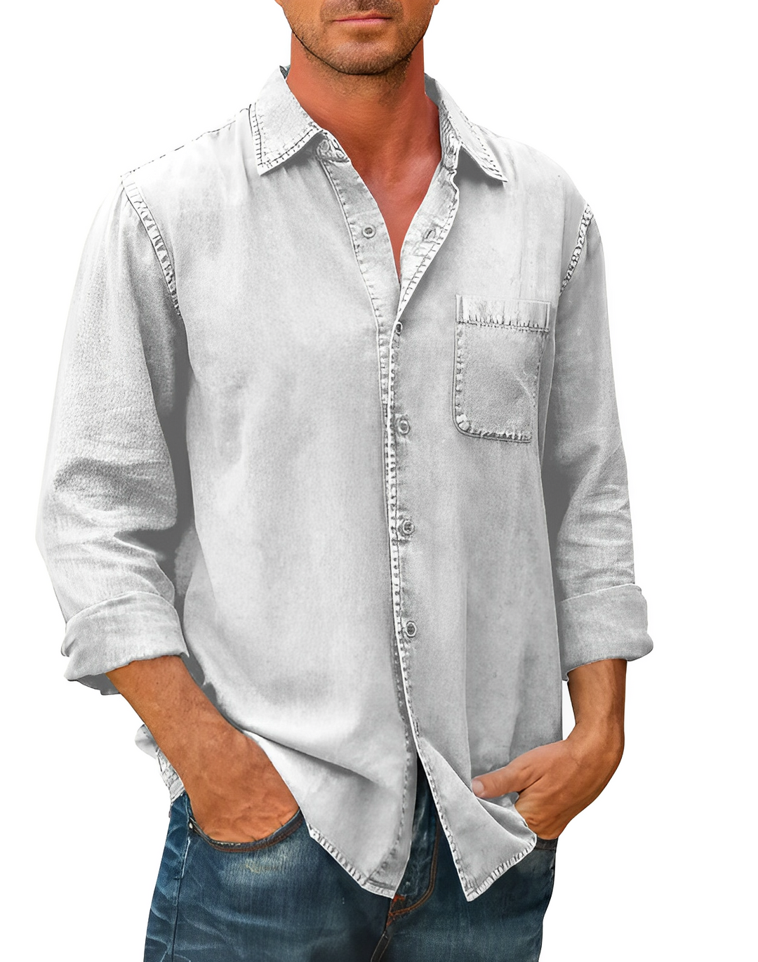 Drune - Denim Hemd