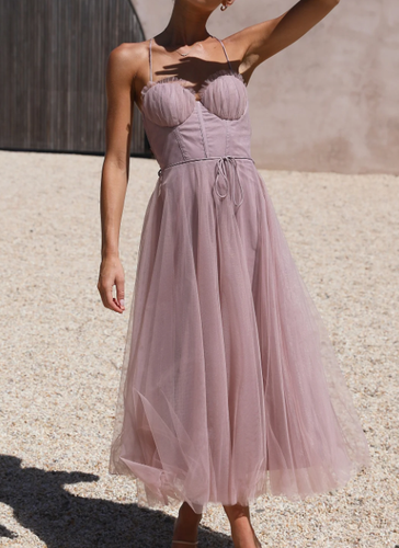 Drune | Ärmelloses Midi Kleid