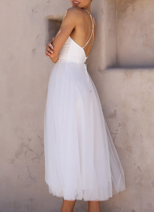 Drune | Ärmelloses Midi Kleid