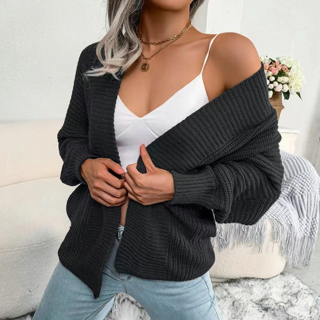Drune | Strickweste mit langen Ärmeln für Frauen