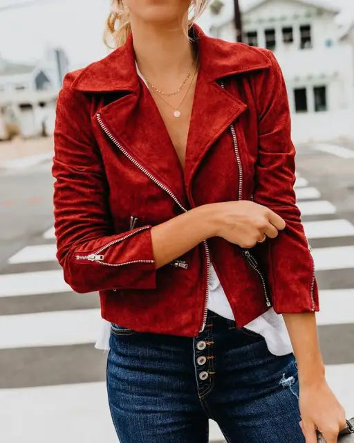 Drune | Wildlederjacke Damen Vintage