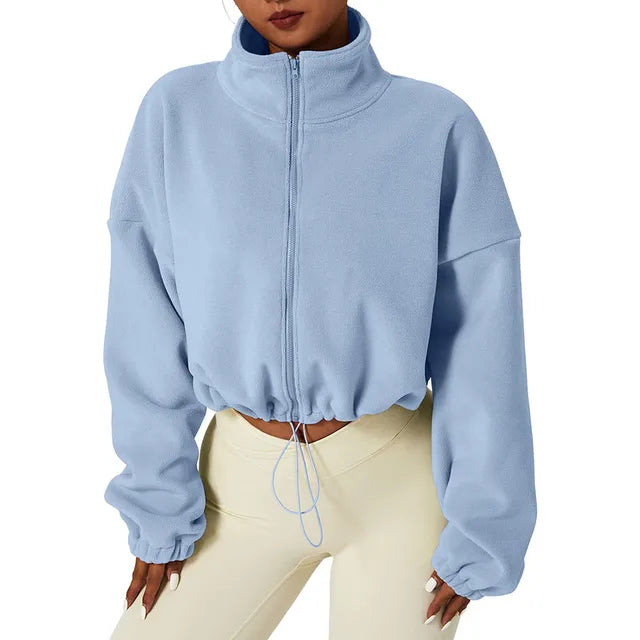 Drune - Gekürzte Fleece Jacke