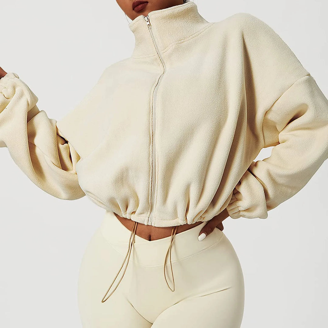 Drune - Gekürzte Fleece Jacke