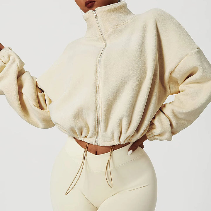 Drune - Gekürzte Fleece Jacke