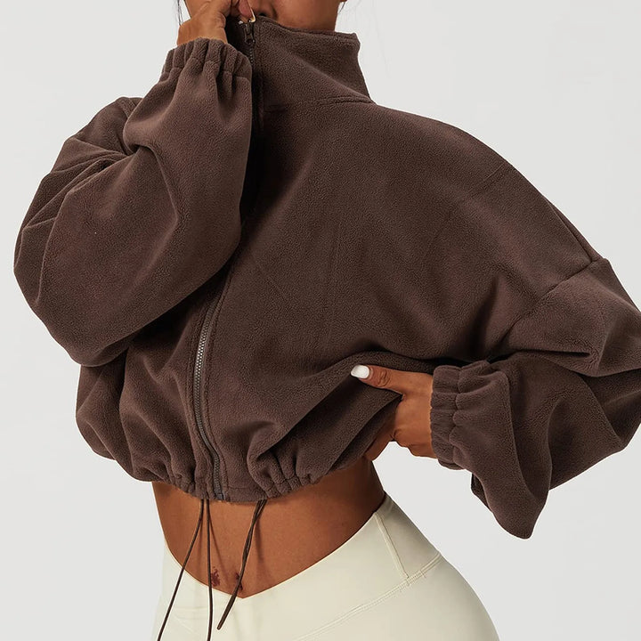Drune - Gekürzte Fleece Jacke