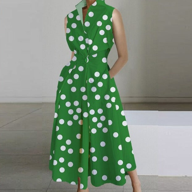 Drune | Elegantes Kleid mit Kurzarm Schnitt