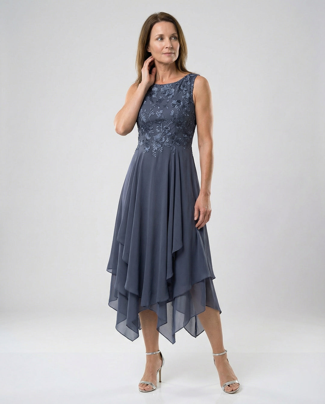 Drune - Damen Elegantes Sommerkleid Leicht & Feminin Geschnitten