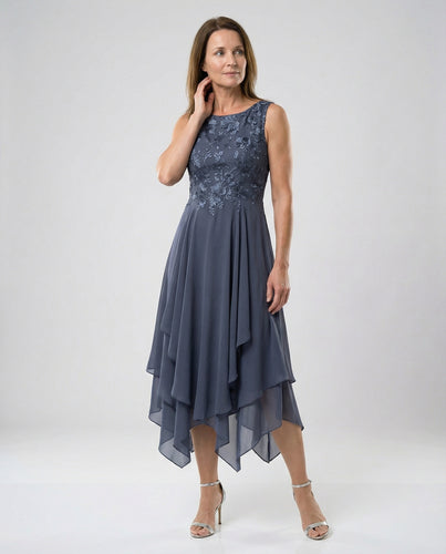 Drune - Damen Elegantes Sommerkleid Leicht & Feminin Geschnitten
