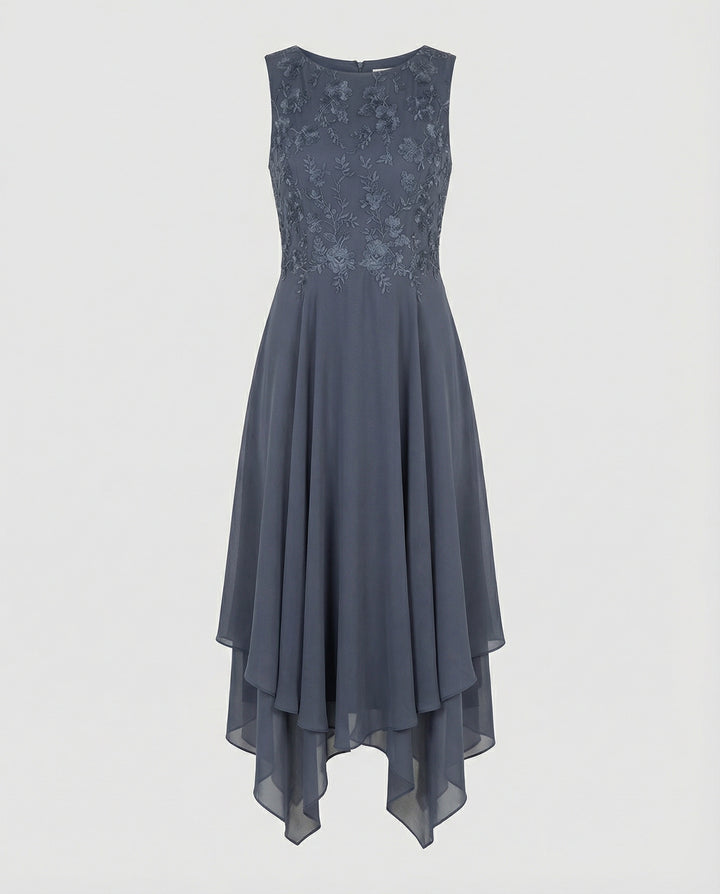 Drune - Damen Elegantes Sommerkleid Leicht & Feminin Geschnitten