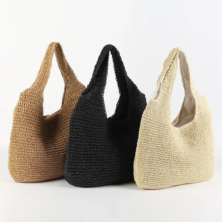 Drune | Elegante Strohtasche für Den Strand