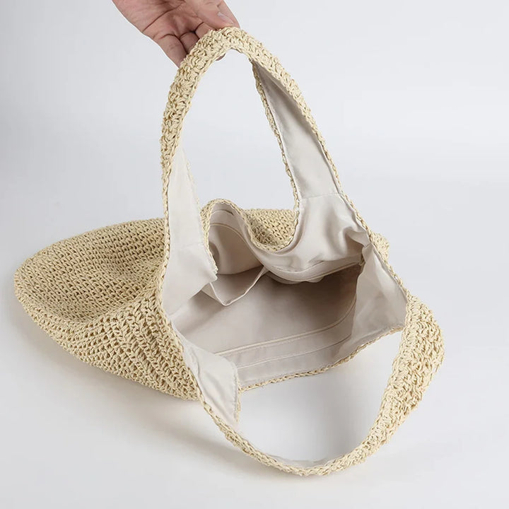 Drune | Elegante Strohtasche für Den Strand