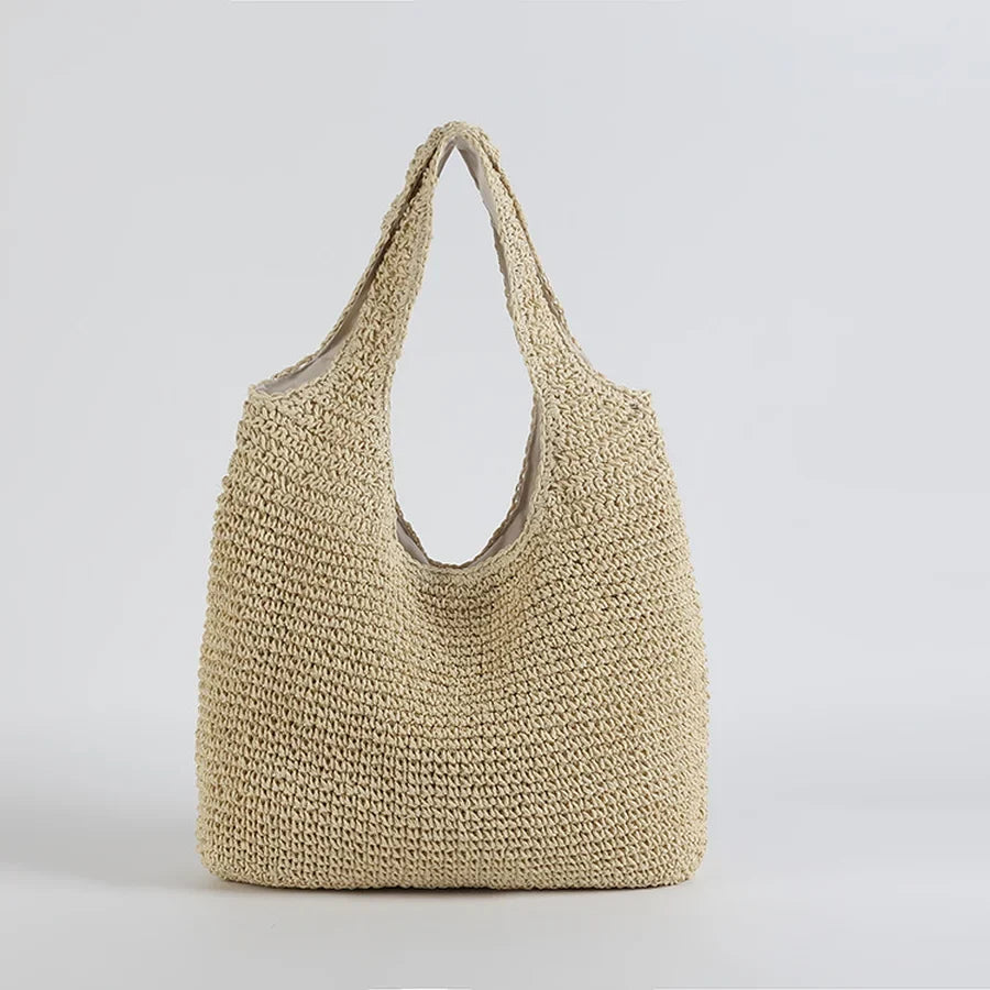 Drune | Elegante Strohtasche für Den Strand
