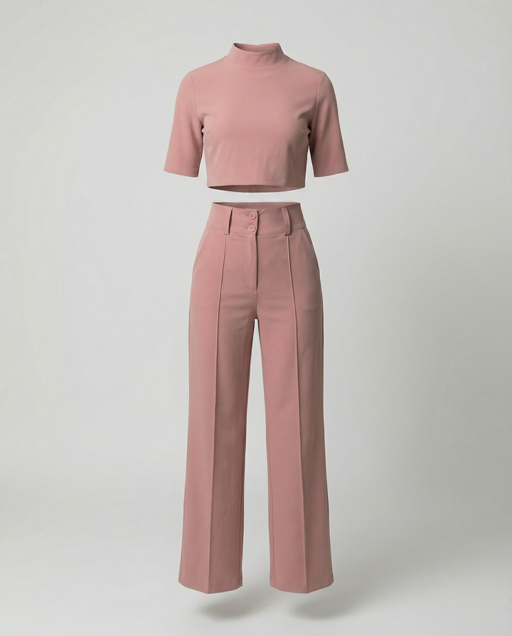 Drune | Eleganz Tailliertes Herbst-Hosenset für Stilvolle Looks