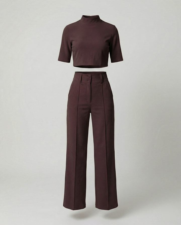 Drune | Eleganz Tailliertes Herbst-Hosenset für Stilvolle Looks