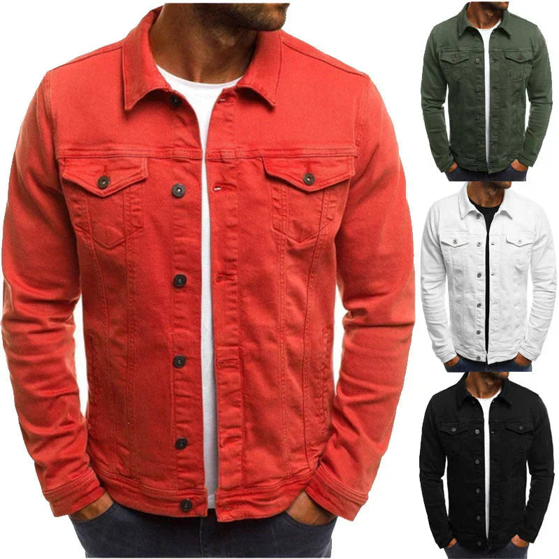 Drune | Lässige Jeansjacke Für Herren