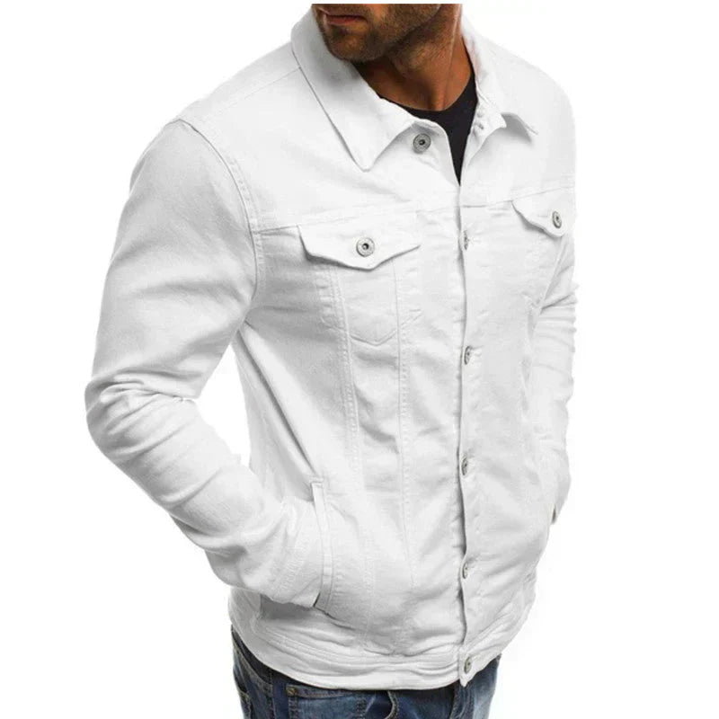 Drune | Herren Knopf-Jeansjacke