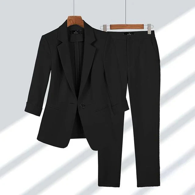 Drune | Blazer Mit Hosen Satz Stilvoll
