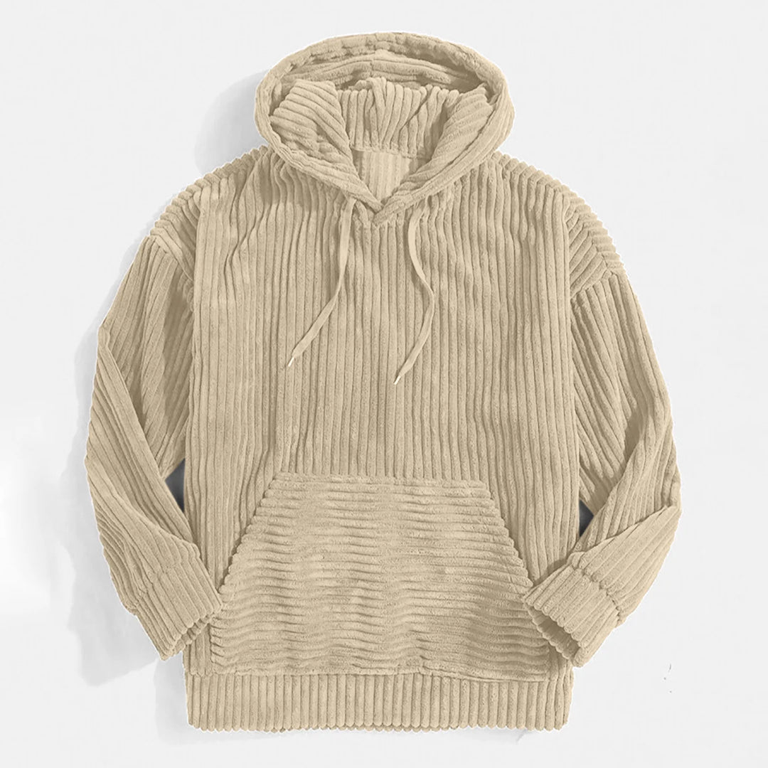 Drune | Hochwertige Männer-Hoodie-Jacke aus Cord