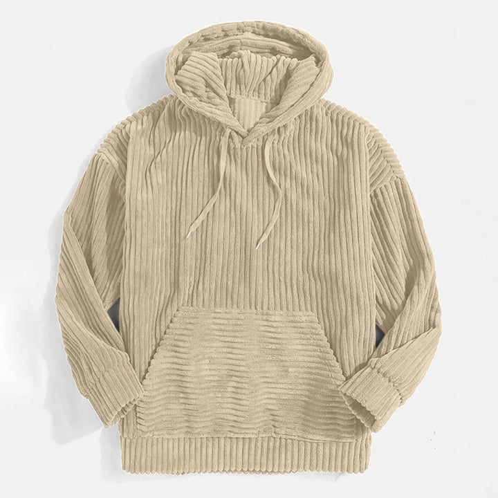 Drune | Hochwertige Männer-Hoodie-Jacke aus Cord