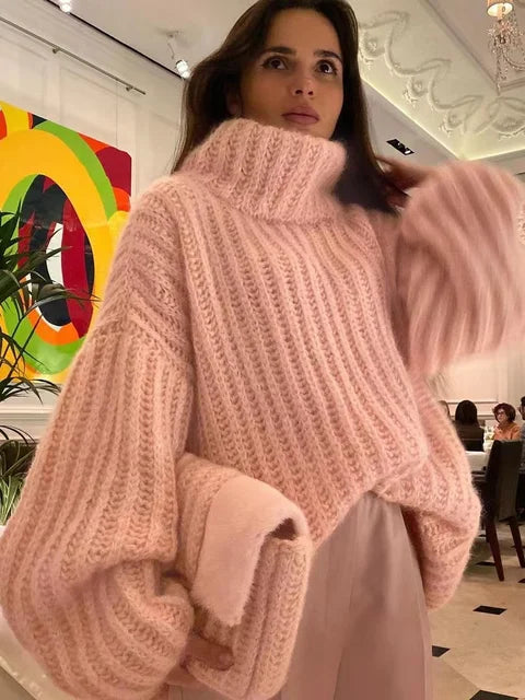 Drune Rollkragenpullover | Stilvoller, elegant gestrickter Pullover für Damen