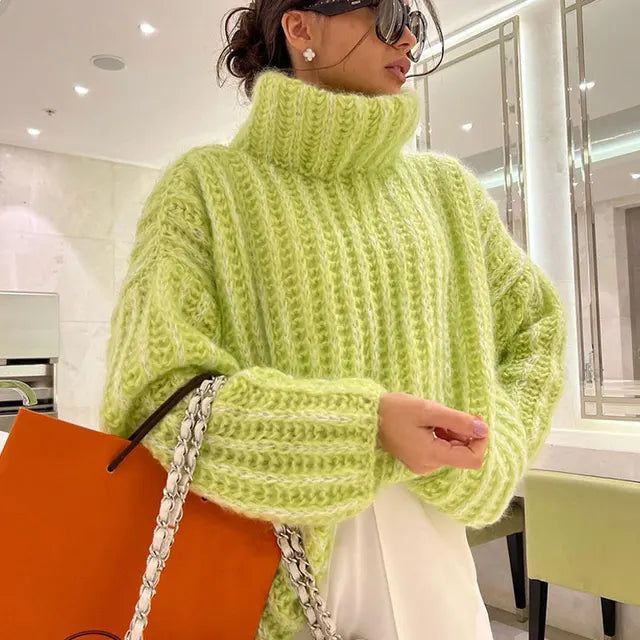 Drune Rollkragenpullover | Stilvoller, elegant gestrickter Pullover für Damen