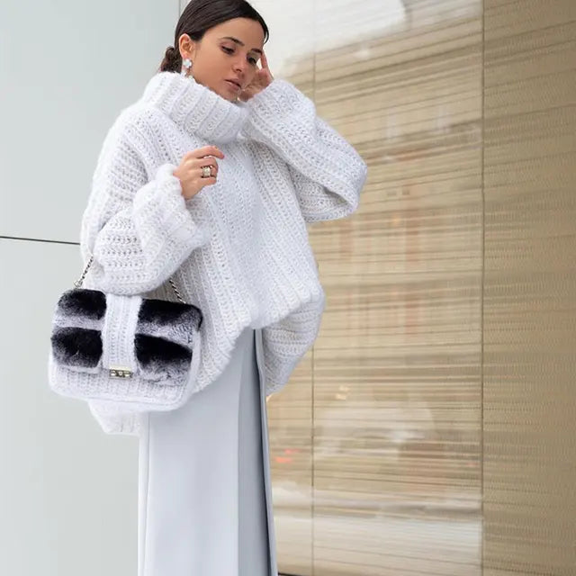 Drune Rollkragenpullover | Stilvoller, elegant gestrickter Pullover für Damen