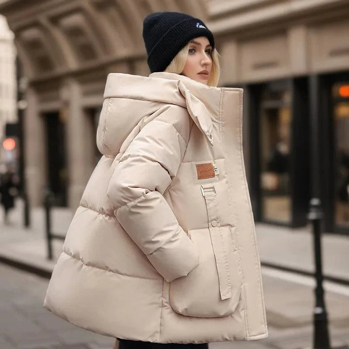 Drune | Pufferjacke mit Kapuze - Ultra-warme Isolierung - Winter Street Style - Praktisches Design