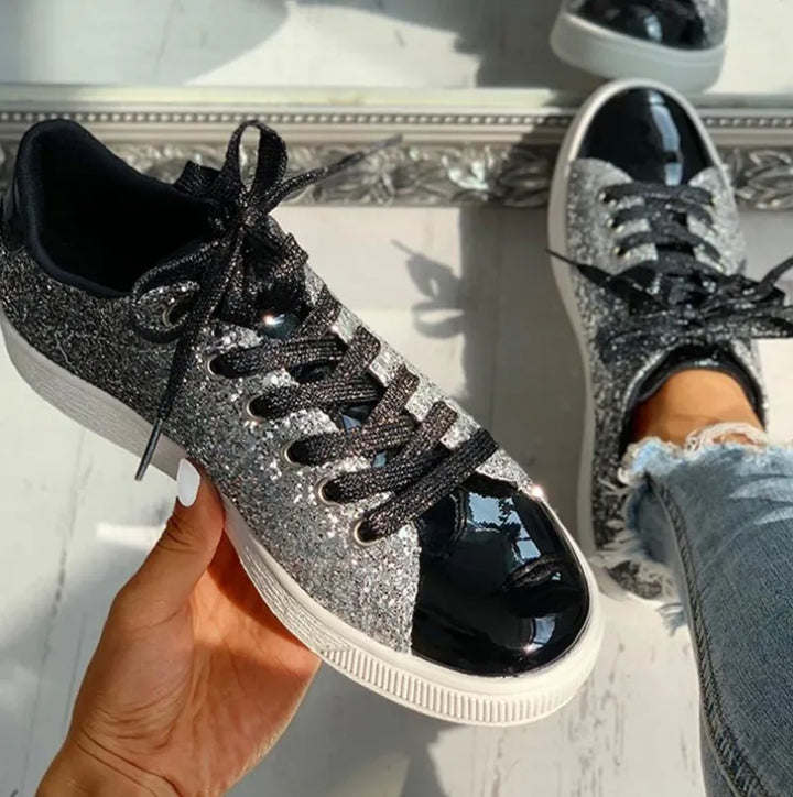 Drune | Luxuriöser Lässiger Glitzer Damenschuh