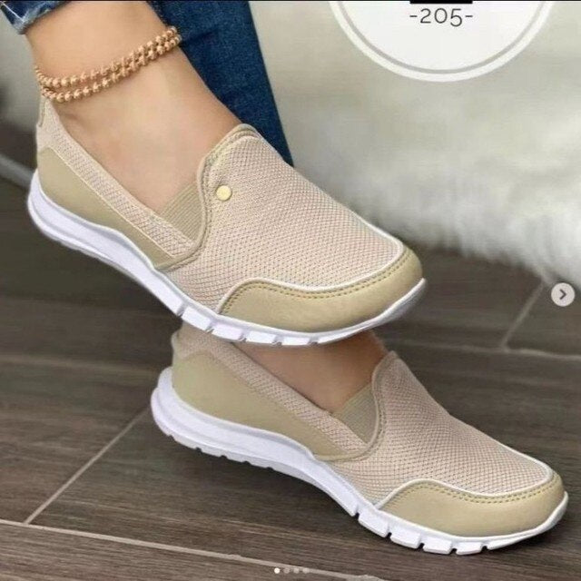 Drune | I Alltägliche Atmungsaktive Orthopädische Sneaker Amy