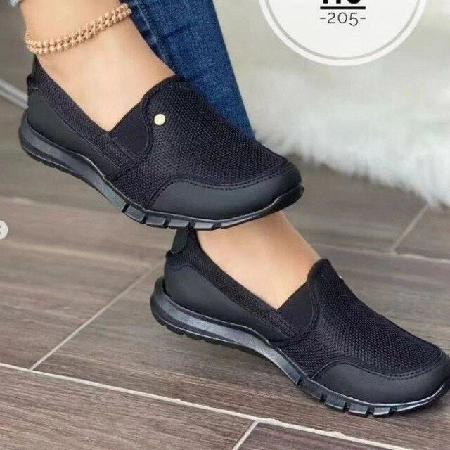 Drune | I Alltägliche Atmungsaktive Orthopädische Sneaker Amy