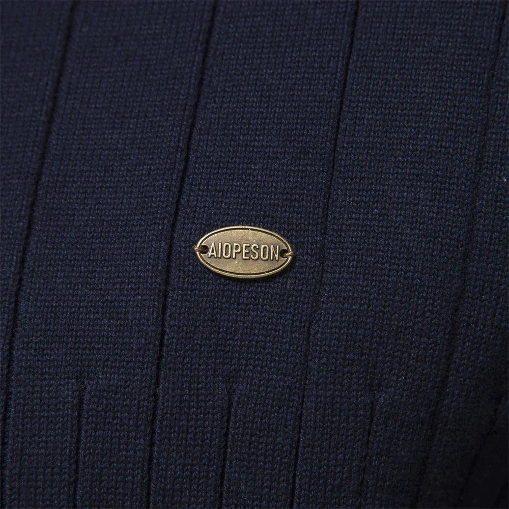 Drune | Strickjacke mit Half-zip Wollmischung Elegant, Warm