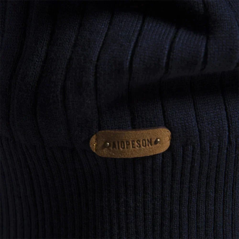 Drune | Strickjacke mit Half-zip Wollmischung Elegant, Warm