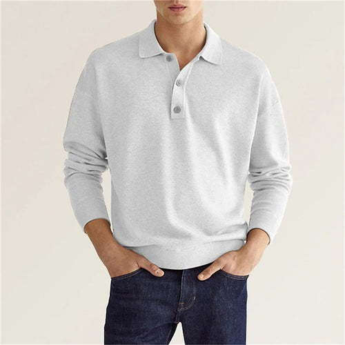 Drune | Stilvolles Lässiges Langarm-Poloshirt