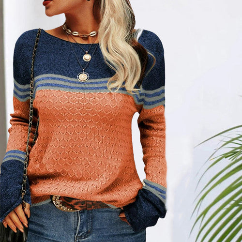 Drune | Bunte Strickjacke mit Muster Acryl Bequem, Trendy