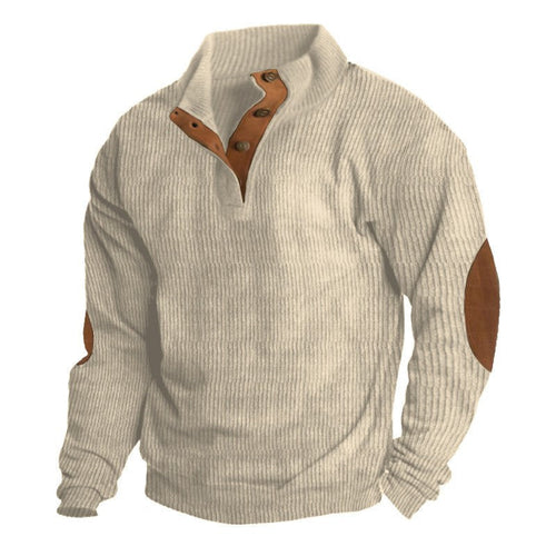 Drune | Strukturierter Ripp Herrenpullover