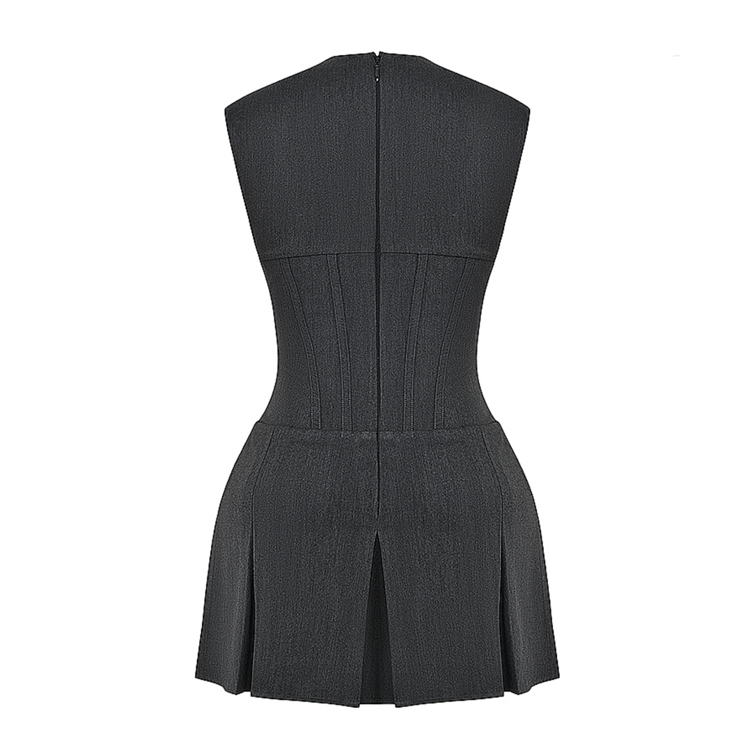 Drune | Minikleid Mit Korsett Und Faltenrock Für Frauen