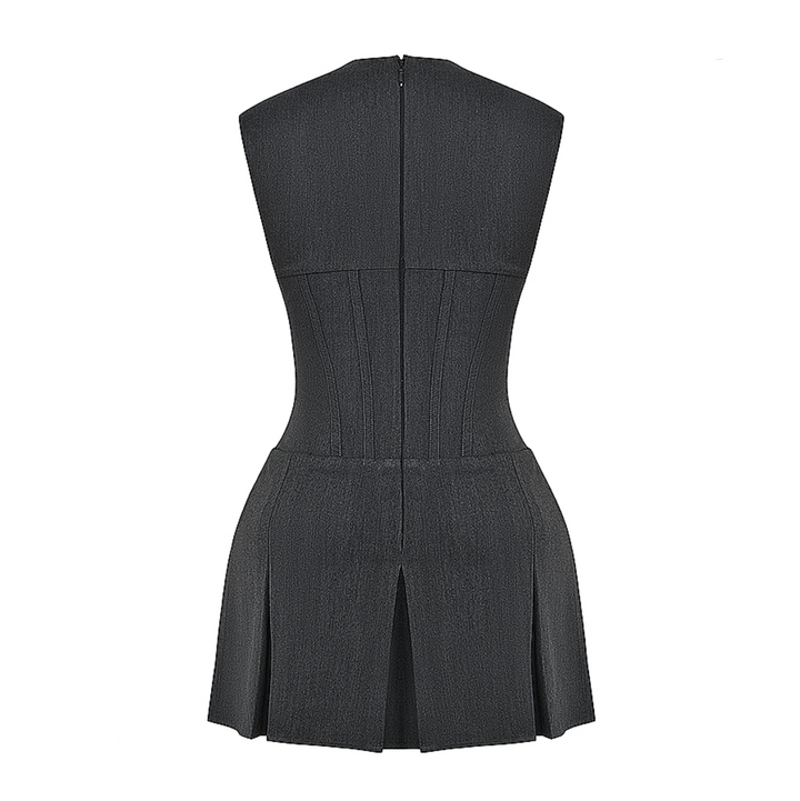 Drune | Plissiertes Mini Kleid