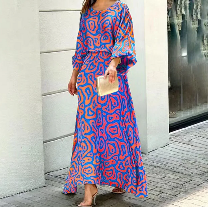 Drune | Sommerkleid Ärmelloses Rundhals Elegantes Leichtes Kleid