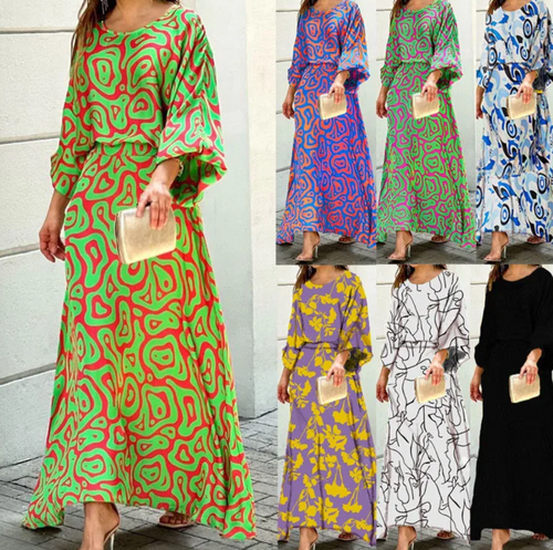 Drune | Sommerkleid Ärmelloses Rundhals Elegantes Leichtes Kleid