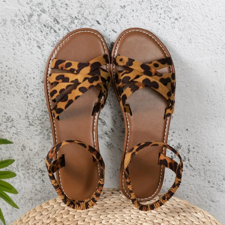 Drune | Print Flatsandalen mit Mühelosem Chic für Damen