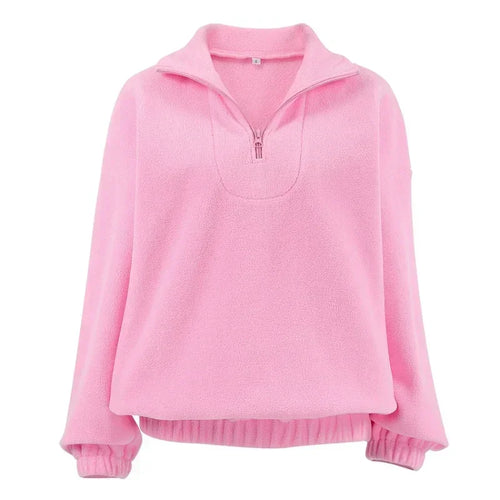 Drune | Kuscheliger Fleece-Pullover mit Reißverschluss